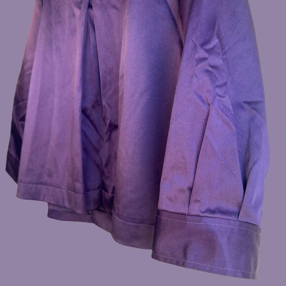 Apt. 9 3/4 Sleeve Satin 2 Button Front Jacket - Picture 8 of 9